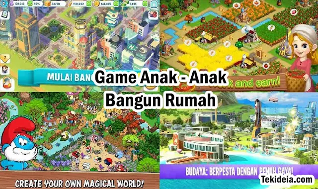 Game Anak - Anak Bangun Rumah